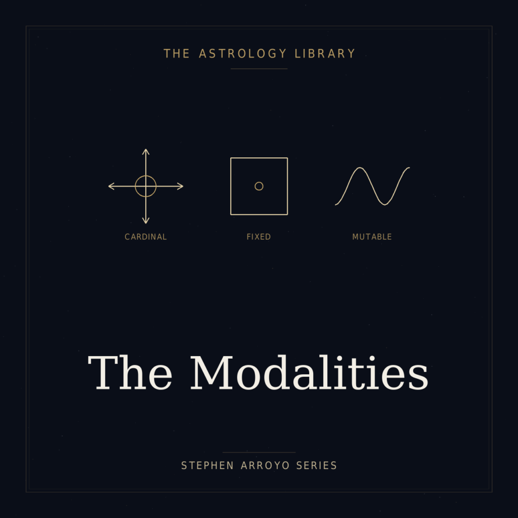 The astrological modalities: Cardinal, Fixed and Mutable