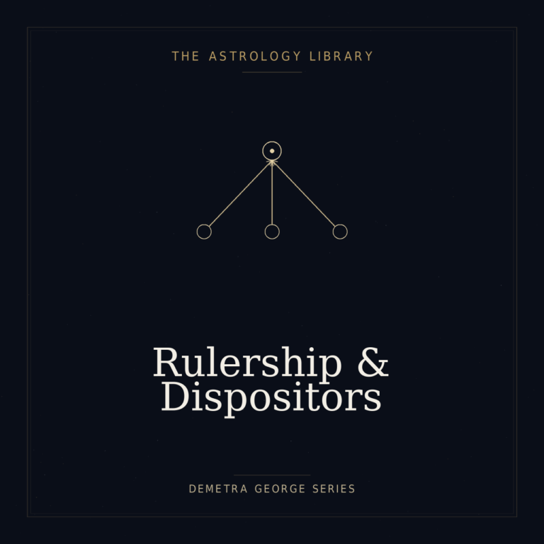Rulership and dispositors in the birth chart
