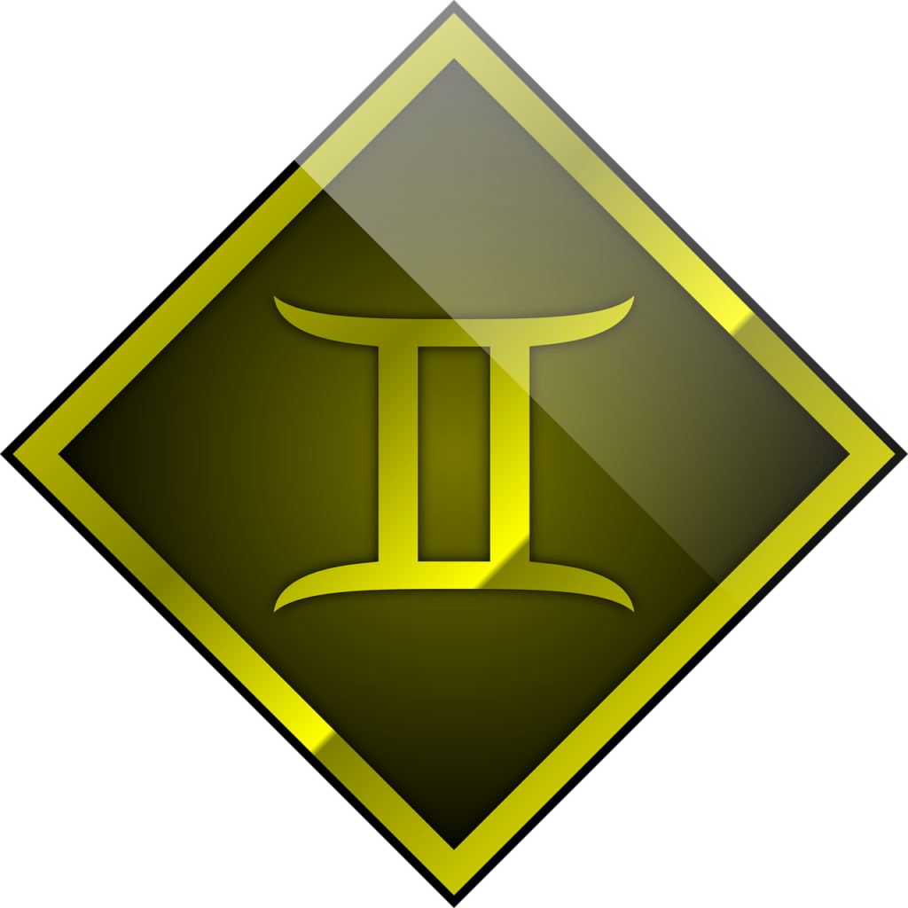 Gemini zodiac sign symbol