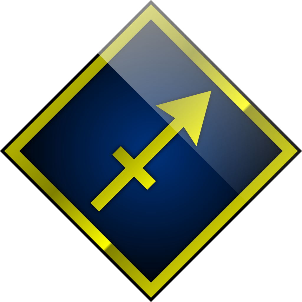 Sagittarius zodiac sign symbol