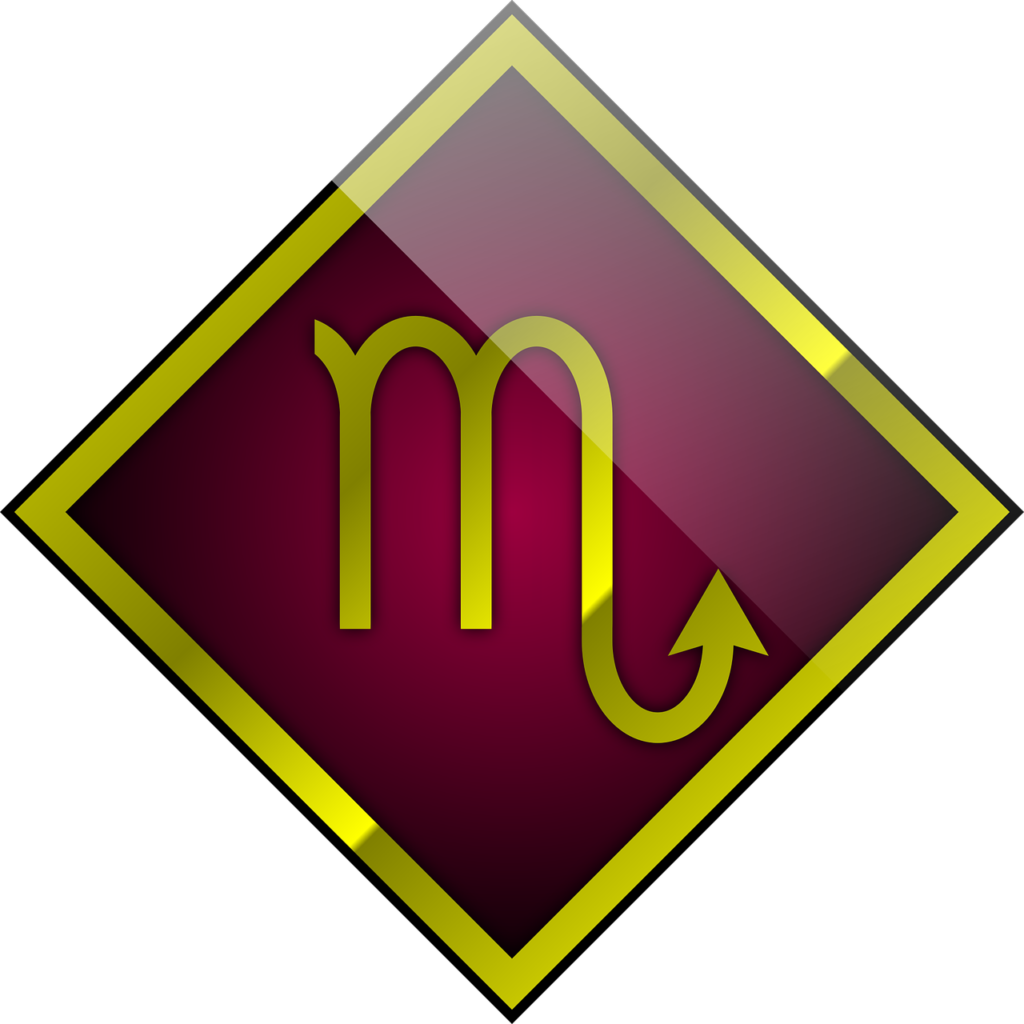 Scorpio zodiac sign symbol